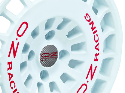 OZ RR40 race white + red lettering Alufelge 9x18 Zoll ET45 LK 5x100 ML68 – Bild 4