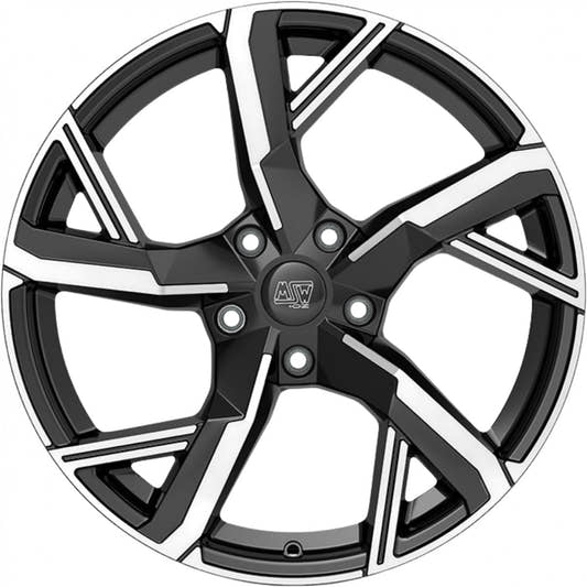 MSW 54 gloss black full polished Alufelge 8.5x20 Zoll ET31 LK 5x130 ML66.56 – Bild 2