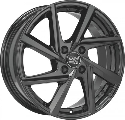 MSW 80/4 gloss black Alufelge 7x16 Zoll ET42 LK 4x108 ML65.06