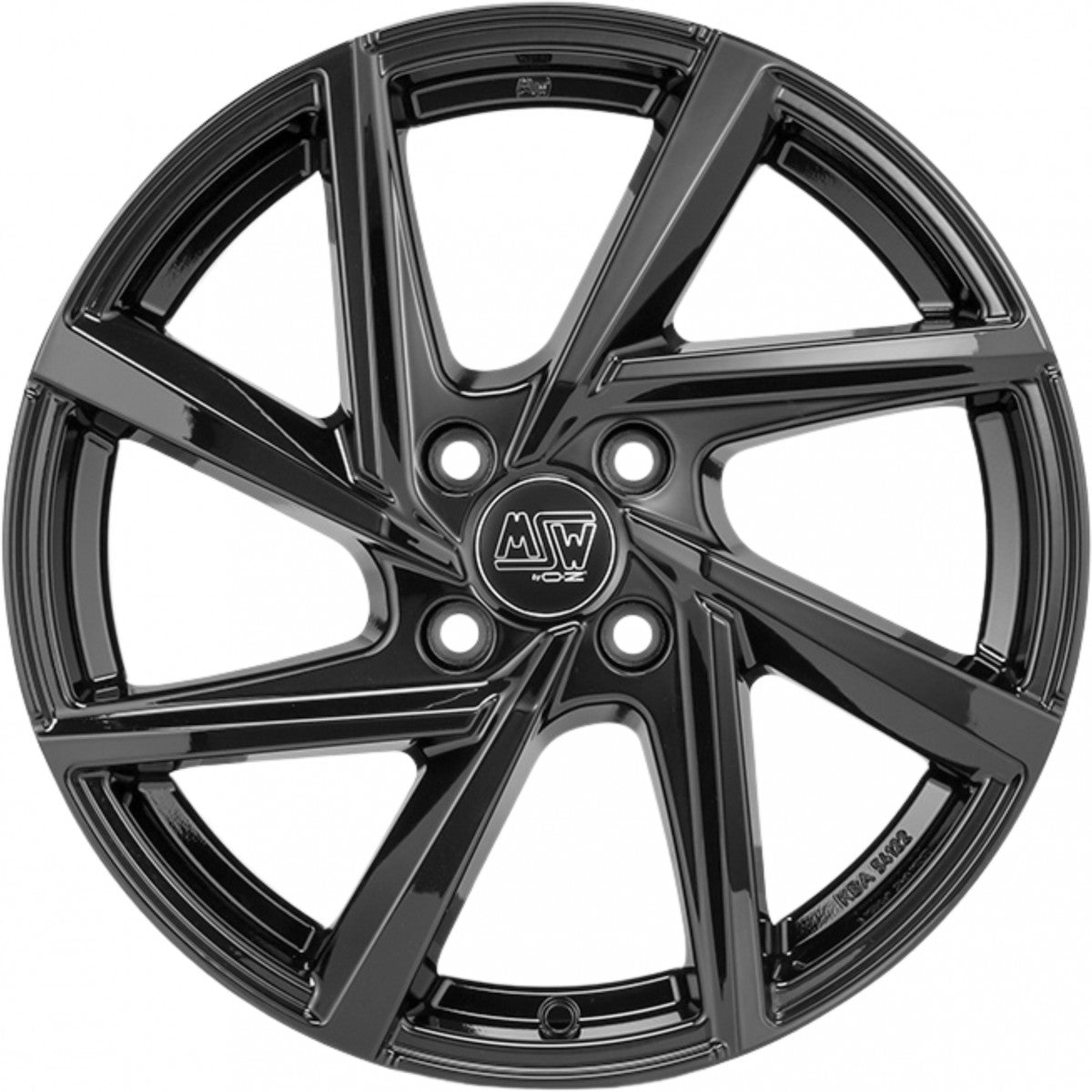 MSW 80/4 gloss black Alufelge 7x16 Zoll ET42 LK 4x108 ML65.06 – Bild 2