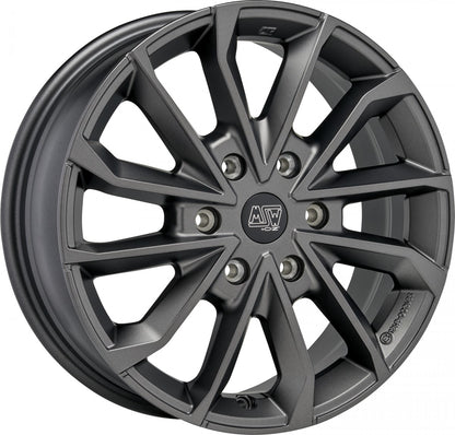 MSW 42 Van matt dark grey Alufelge 8.5x20 Zoll ET47 LK 6x120 ML74.56