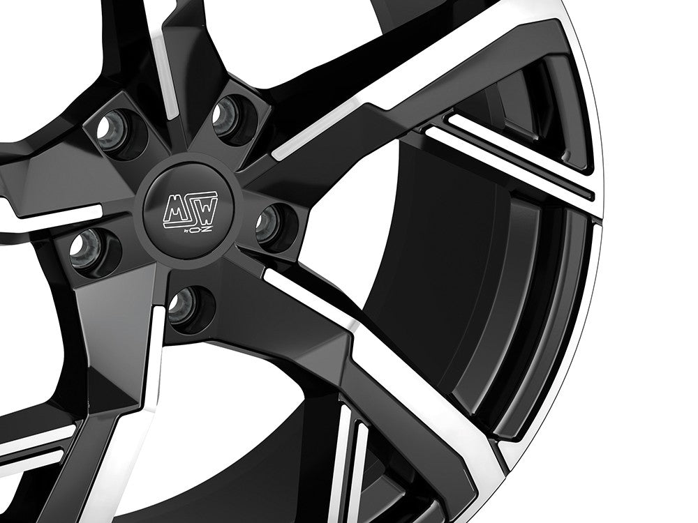 MSW 54 gloss black full polished Alufelge 8x19 Zoll ET35 LK 5x112 ML73.1 – Bild 4