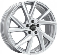 MSW 80/5 full silver Alufelge 6.5x18 Zoll ET38 LK 5x112 ML57.06