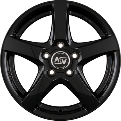MSW 78 gloss black Alufelge 6.5x17 Zoll ET45 LK 5x114.3 ML60.06 – Bild 3