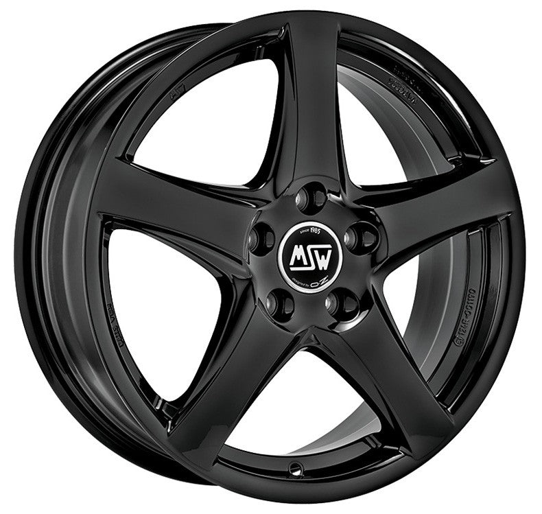 MSW 78 gloss black Alufelge 6.5x17 Zoll ET45 LK 5x114.3 ML60.06
