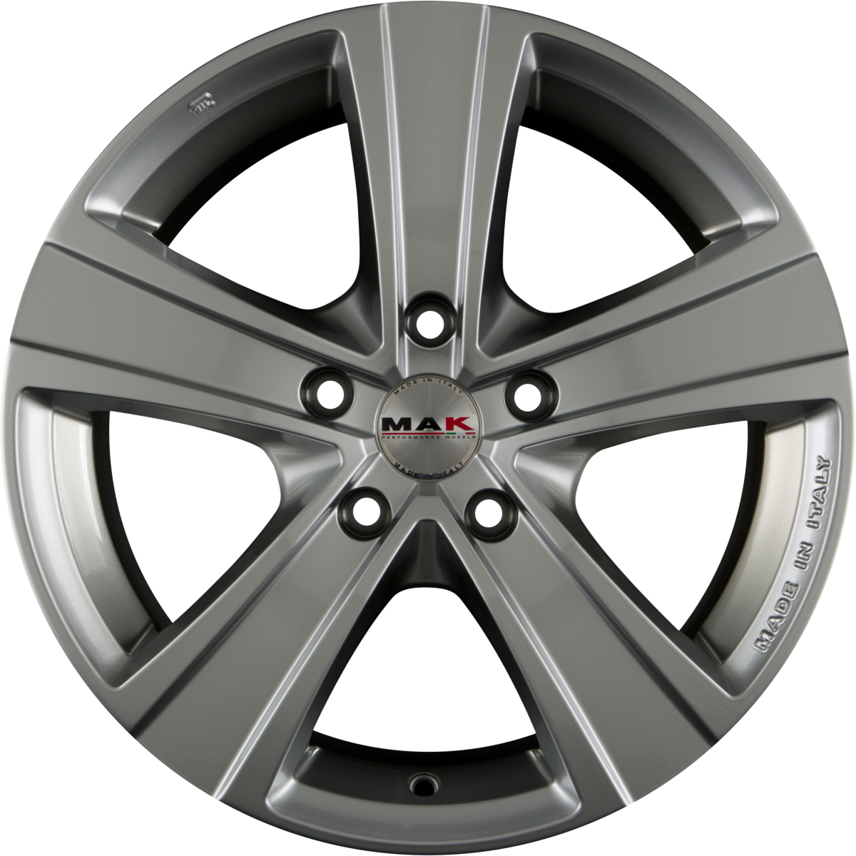 Mak Fuoco 5 Hyper Silver Alufelge 9x22 Zoll ET35 LK 5x112 ML76