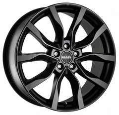 Mak Highlands Matt Black Alufelge 9.5x20 Zoll ET53 LK 5x120 ML72.6