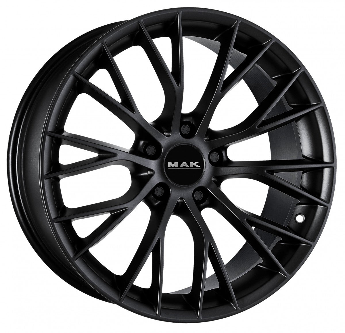 Mak München matt black Alufelge 8x18 Zoll ET34 LK 5x120 ML72.6