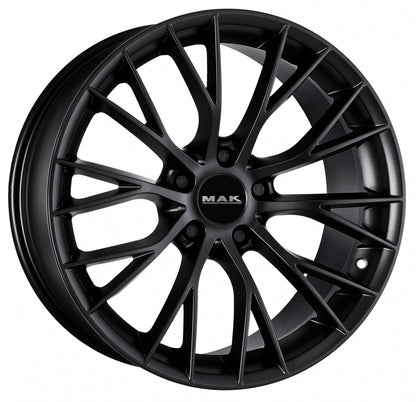 Mak München matt black Alufelge 8x18 Zoll ET34 LK 5x120 ML72.6