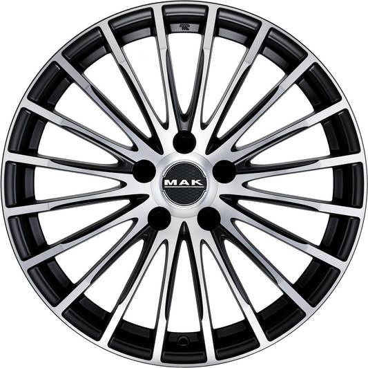 Mak Fatale ice black Alufelge 7.5x17 Zoll ET35 LK 5x110 ML65.1 – Bild 2