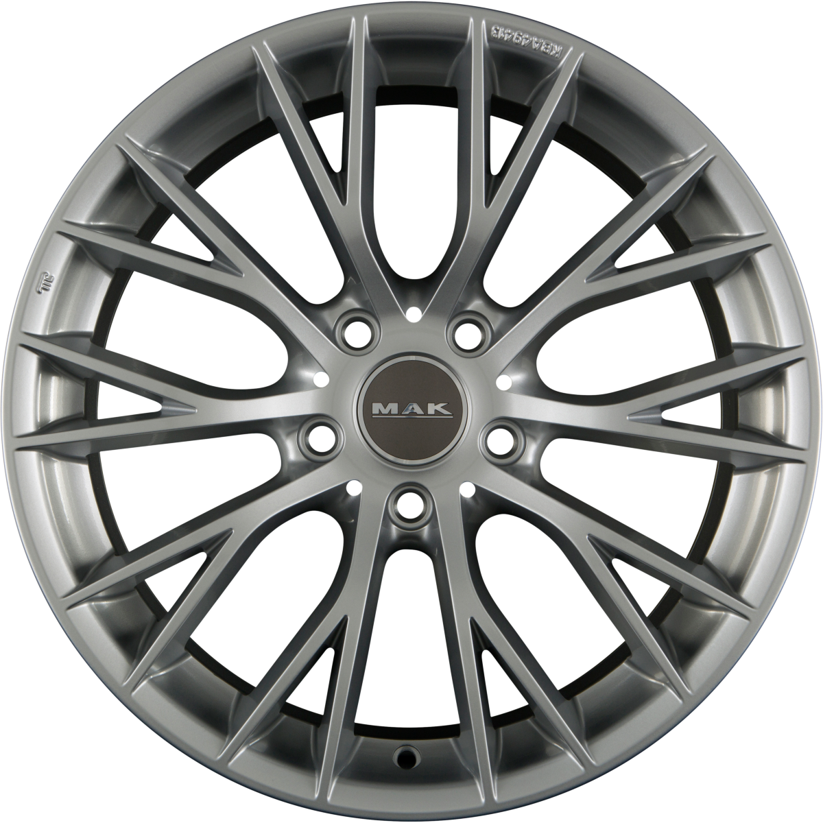 Mak München Silver Alufelge 8x18 Zoll ET43 LK 5x120 ML72.6