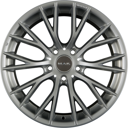 Mak München Silver Alufelge 8x18 Zoll ET43 LK 5x120 ML72.6