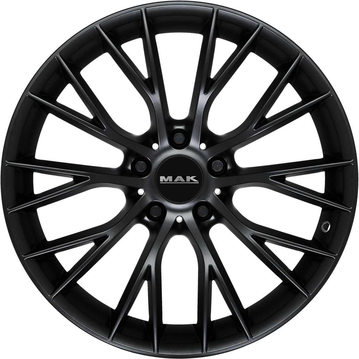 Mak München matt black Alufelge 8.5x20 Zoll ET15 LK 5x120 ML72.6 – Bild 2