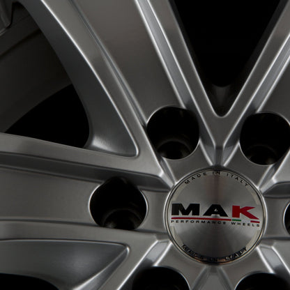 Mak Fuoco 6 Hyper Silver Alufelge 7.5x17 Zoll ET25 LK 6x139.7 ML112 – Bild 3