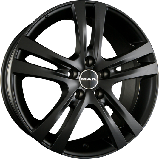 Mak Zenith Matt Black Alufelge 5.5x14 Zoll ET16 LK 4x108 ML65.1 – Bild 2