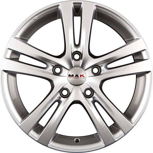 Mak Zenith Hyper Silver Alufelge 6.5x15 Zoll ET42 LK 5x112 ML76