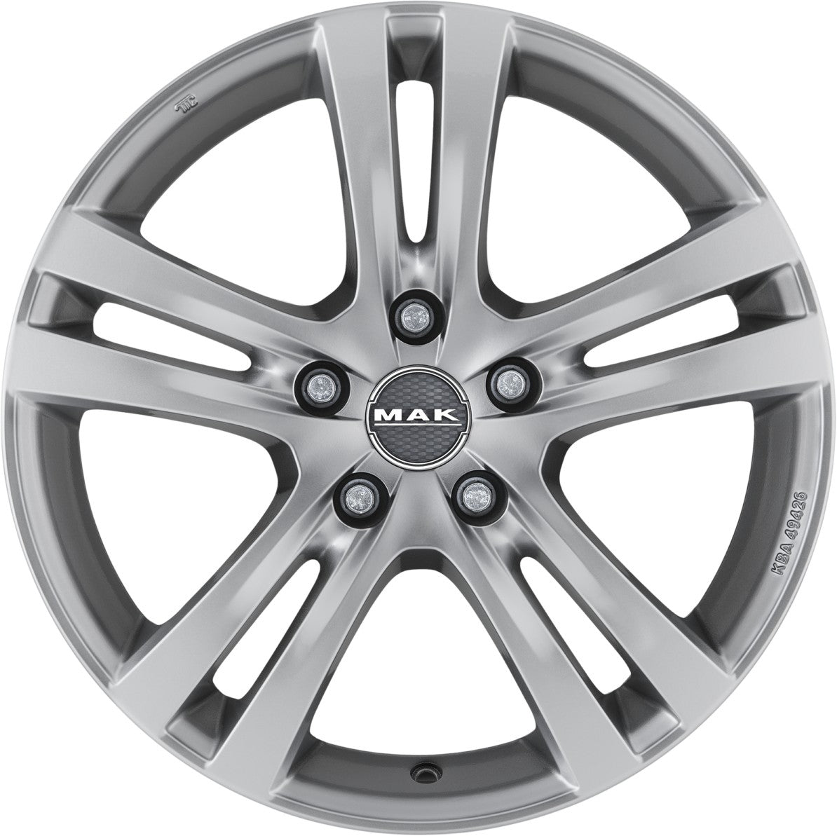 Mak Zenith hyper silver Alufelge – Bild 2