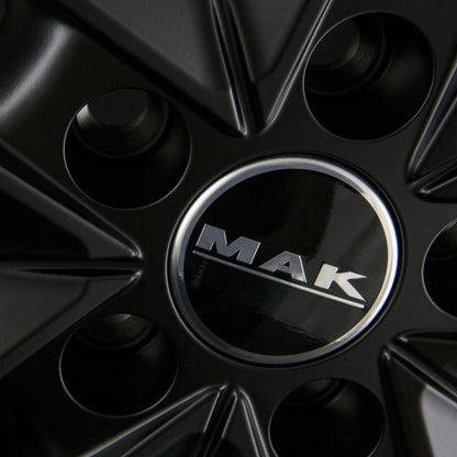 Mak Highlands Matt Black Alufelge 7x17 Zoll ET45 LK 5x108 ML63.4 – Bild 5
