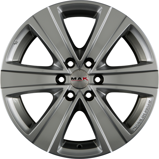 Mak Fuoco 6 Hyper Silver Alufelge 8x18 Zoll ET53 LK 6x130 ML84.1