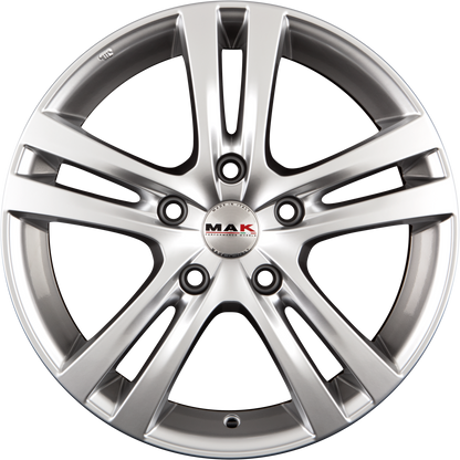 Mak Zenith Hyper Silver Alufelge 8x19 Zoll ET40 LK 5x120 ML64.1