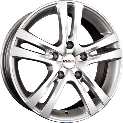 Mak Zenith Hyper Silver Alufelge 8x19 Zoll ET40 LK 5x120 ML64.1 – Bild 2