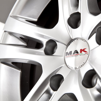 Mak Zenith Hyper Silver Alufelge 8x19 Zoll ET40 LK 5x120 ML64.1 – Bild 3