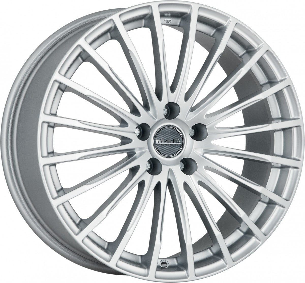 Mak Fatale silver Alufelge 8x18 Zoll ET45 LK 5x112 ML66.6