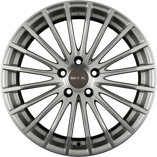 Mak Starlight Silver Alufelge 8.5x19 Zoll ET28 LK 5x112 ML66.6