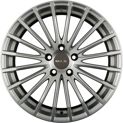 Mak Starlight Silver Alufelge 8.5x19 Zoll ET28 LK 5x112 ML66.6