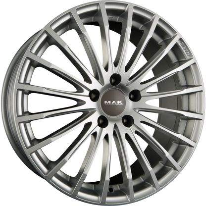 Mak Starlight Silver Alufelge 8.5x19 Zoll ET28 LK 5x112 ML66.6 – Bild 2