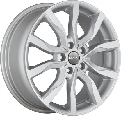 Mak Köln silver Alufelge 8x19 Zoll ET42 LK 5x112 ML66.5 – Bild 3
