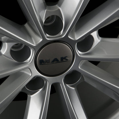 Mak Wolf silver Alufelge 7.5x17 Zoll ET47 LK 5x112 ML57.1 – Bild 5