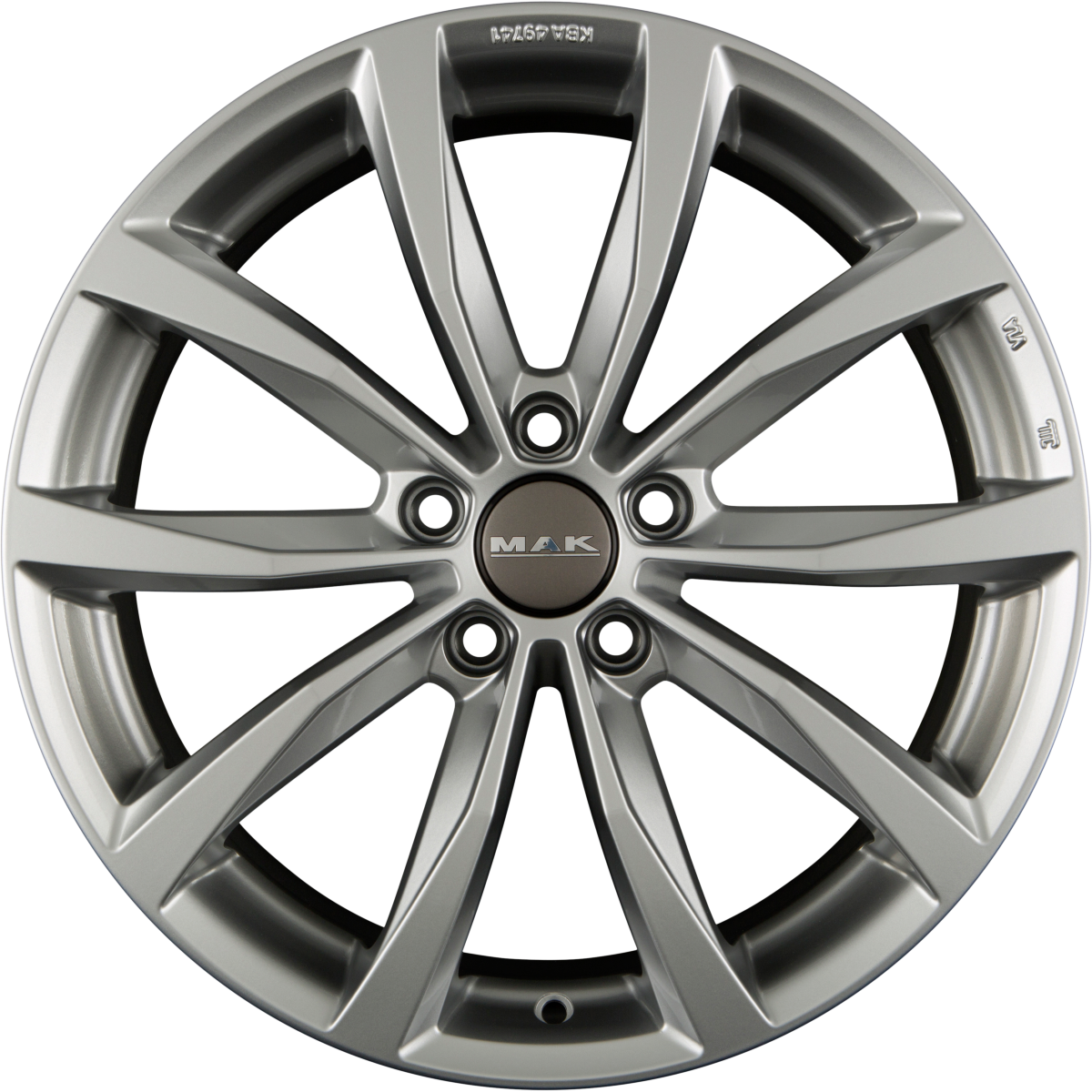 Mak Wolf Silver Alufelge 8x18 Zoll ET41 LK 5x112 ML57.1