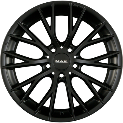 Mak München matt black Alufelge 8x18 Zoll ET42 LK 5x108 ML63.4 – Bild 3