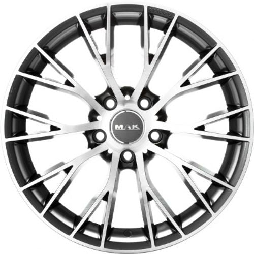 Mak München gun metallic mirror Alufelge 8.5x19 Zoll ET42 LK 5x108 ML63.4 – Bild 2