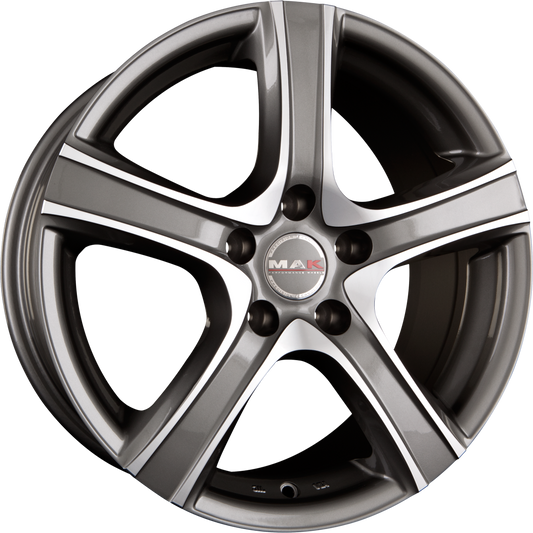 Mak Score Iron Mirror Alufelge 5x15 Zoll ET39 LK 4x100 ML54.1 – Bild 2