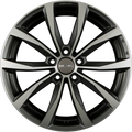 Mak Wolf Gun Metal Mirror Face Alufelge 6.5x16 Zoll ET42 LK 5x112 ML57.1