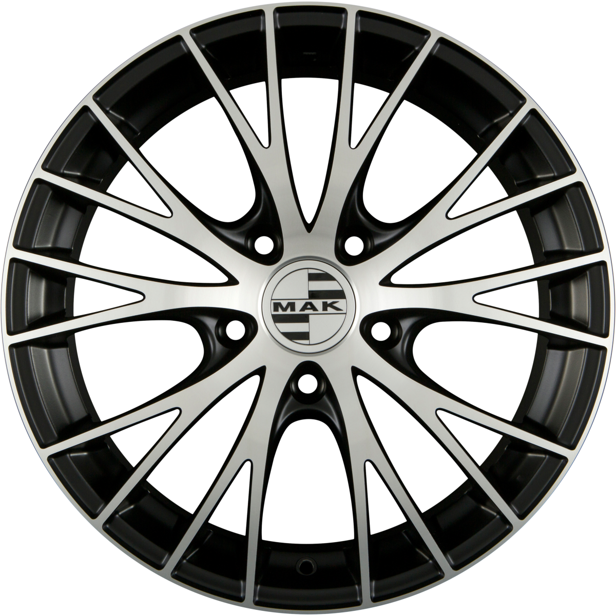 Mak Rennen Ice Black Alufelge 9x19 Zoll ET21 LK 5x112 ML66.6