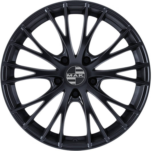 Mak Rennen matt black Alufelge 9x19 Zoll ET21 LK 5x112 ML66.45 – Bild 2
