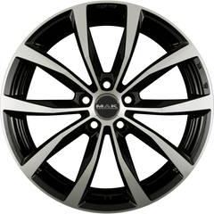 Mak Wolf Black Mirror Face Alufelge 7x19 Zoll ET40 LK 5x114.3 ML76