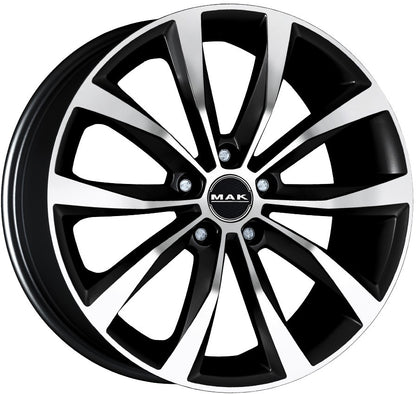 Mak Wolf black mirror Alufelge 8x19 Zoll ET30 LK 5x112 ML76