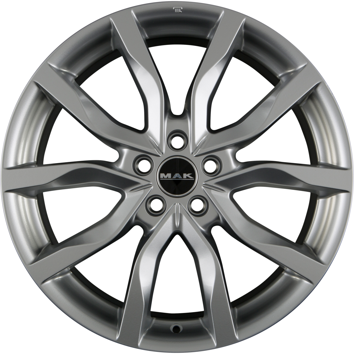 Mak Köln silver Alufelge 8x18 Zoll ET48 LK 5x112 ML57.1 – Bild 4