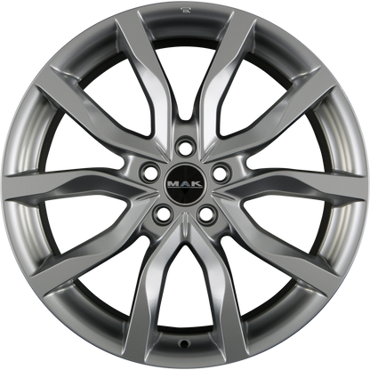 Mak Köln silver Alufelge 8x18 Zoll ET48 LK 5x112 ML57.1 – Bild 4