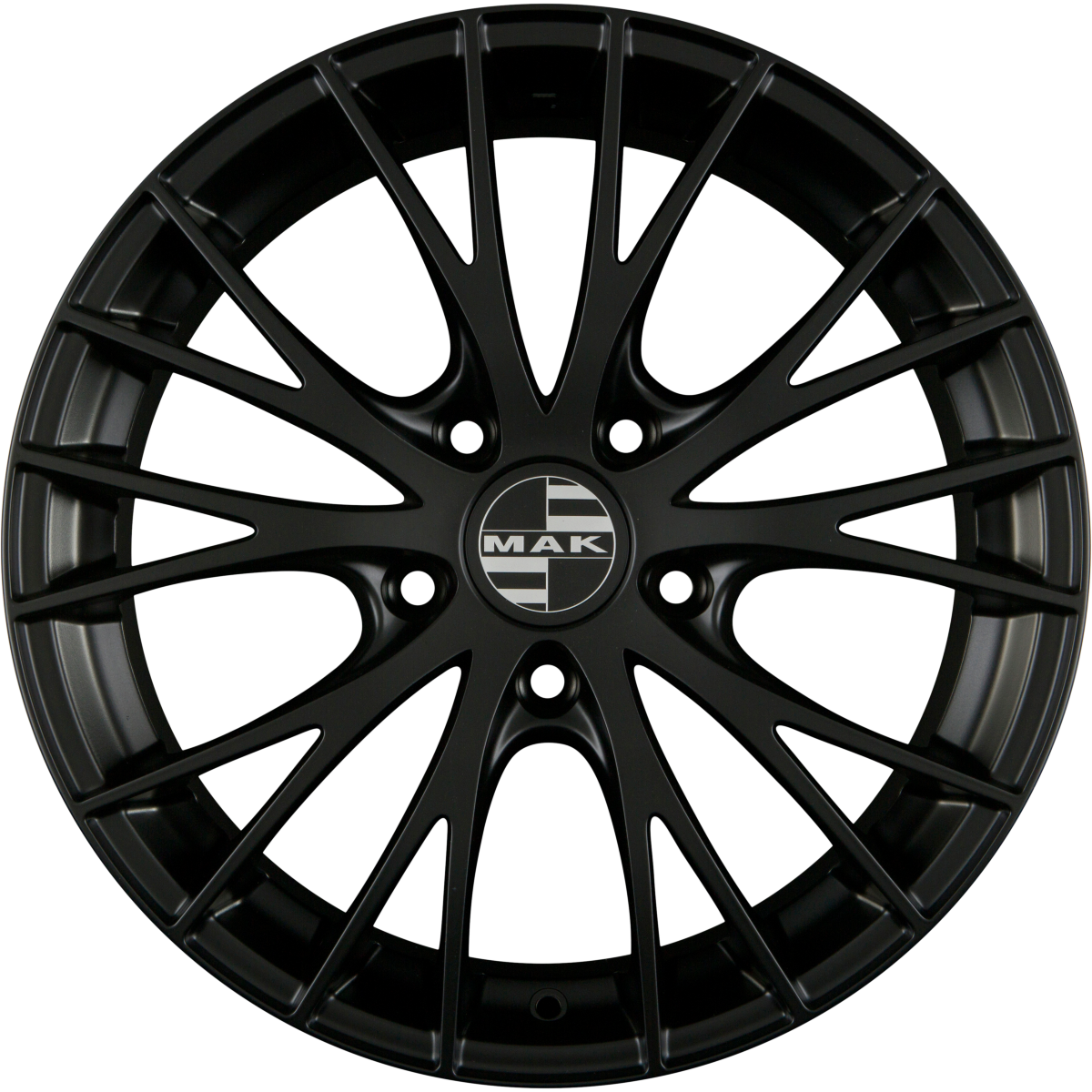 Mak Rennen Matt Black Alufelge 11x20 Zoll ET52 LK 5x130 ML71.6