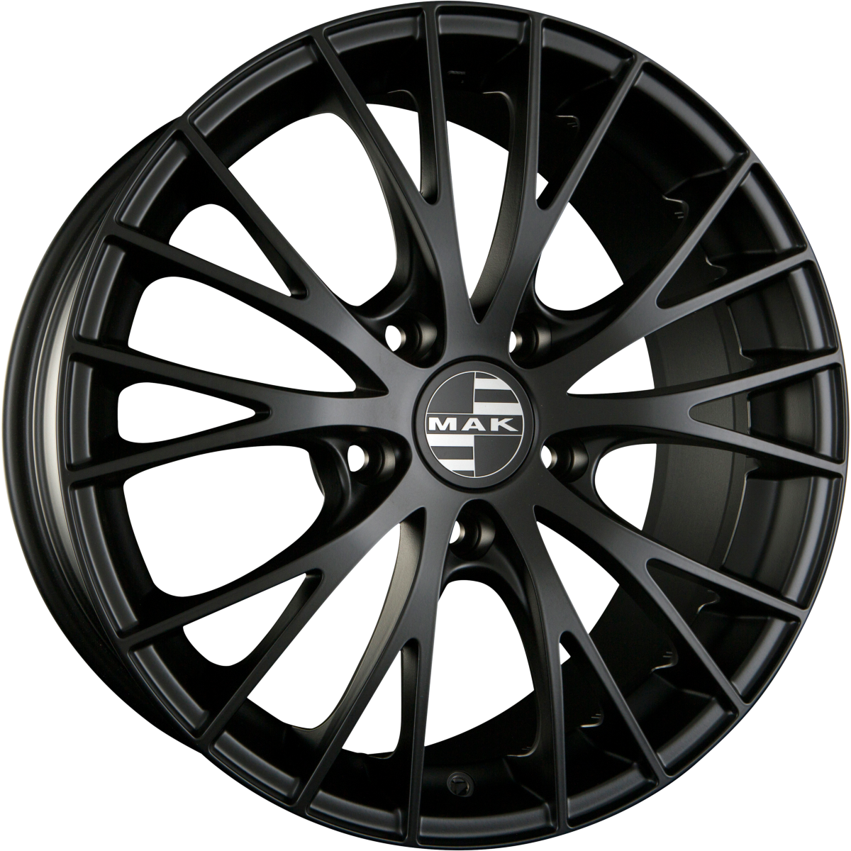 Mak Rennen Matt Black Alufelge 11x20 Zoll ET70 LK 5x130 ML71.6 – Bild 2