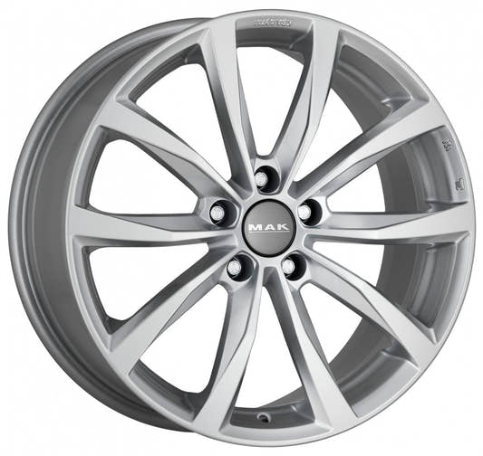 Mak Wolf silver Alufelge 7x17 Zoll ET41 LK 5x110 ML65.1