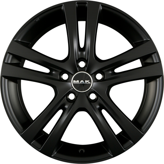 Mak Zenith Matt Black Alufelge 8x17 Zoll ET40 LK 5x110 ML65.1