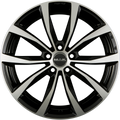 Mak Wolf Black Mirror Face Alufelge 8x18 Zoll ET50 LK 5x108 ML72