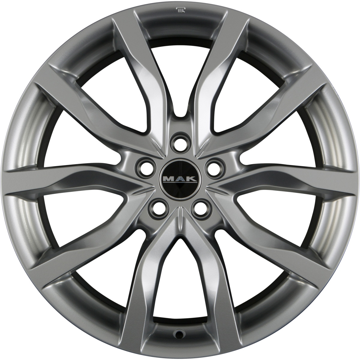 Mak Highlands Silver Alufelge 6.5x16 Zoll ET40 LK 5x114.3 ML76