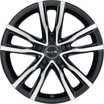 Mak Milano 5 black mirror Alufelge – Bild 2